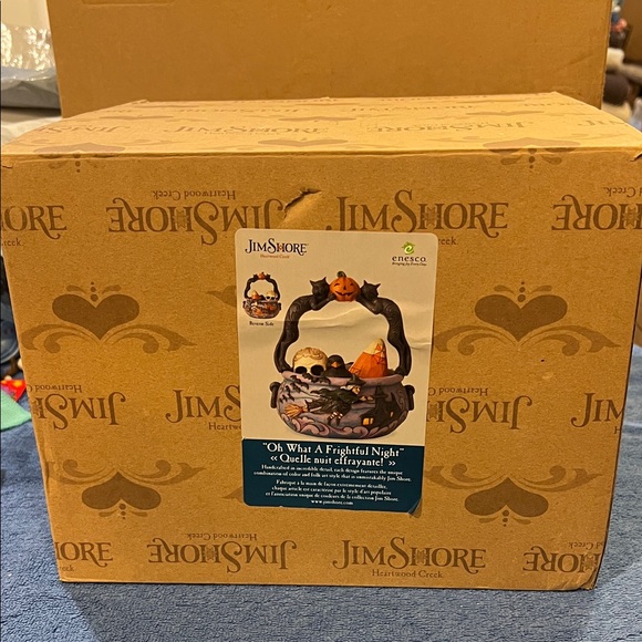 Jim Shore ‘Oh What a Frightful Night’ Halloween Basket - Picture 13 of 13